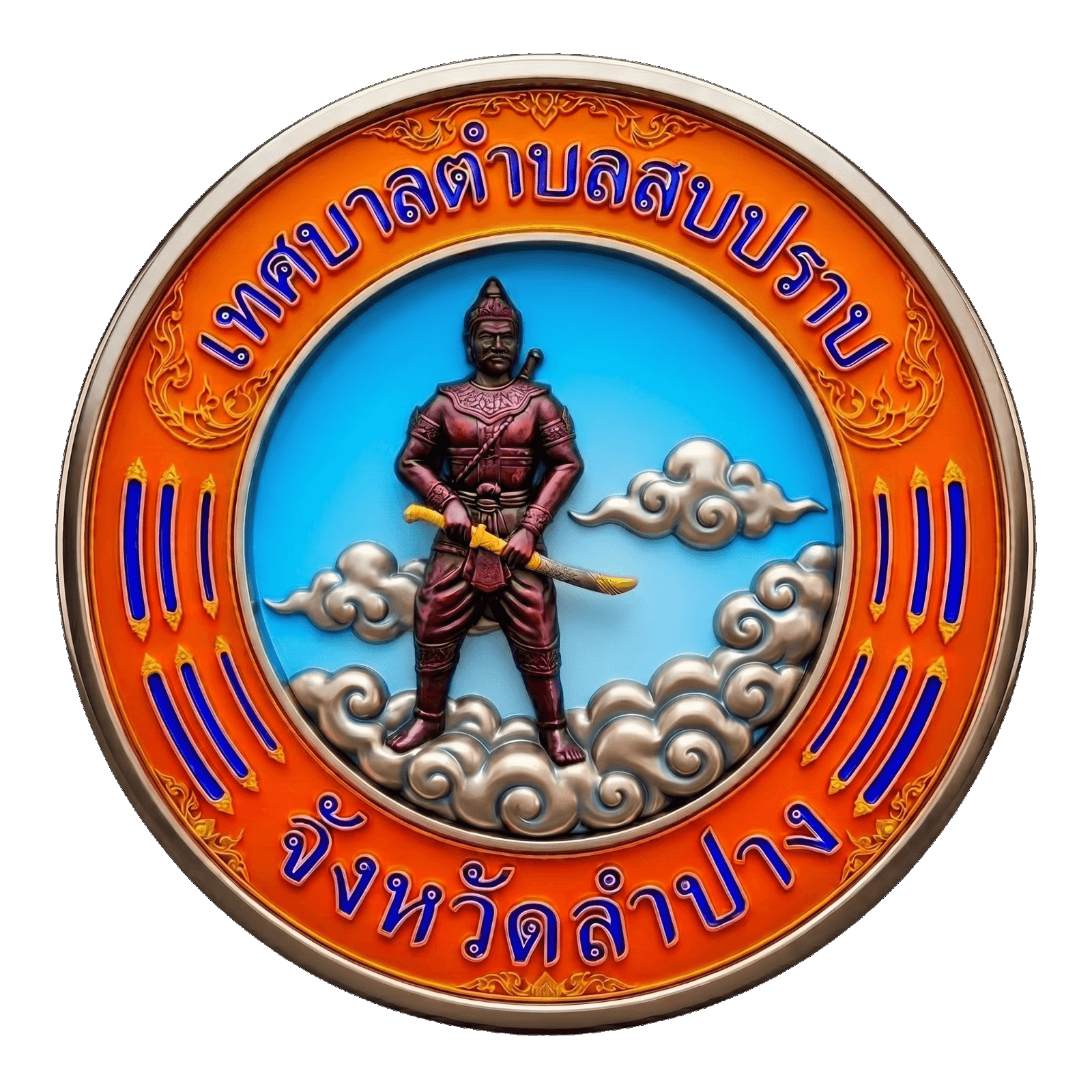 ตราสัญลักษณ์ สำนักงานเทศบาลตำบลสบปราบ