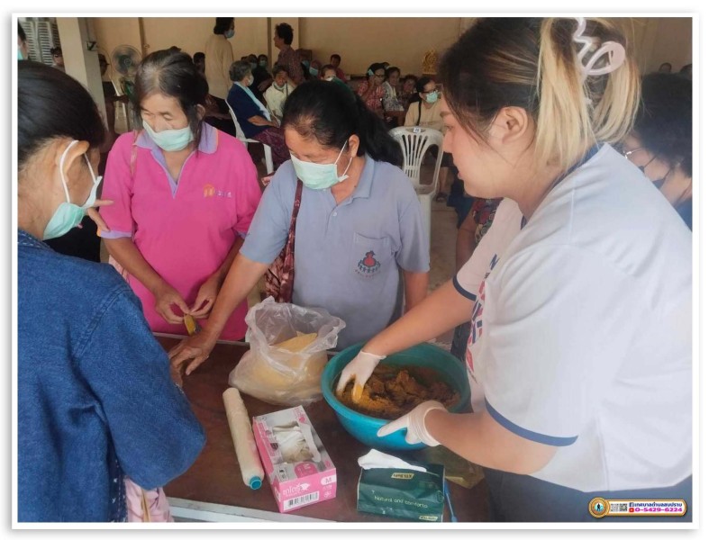 โครงการส่งเสริมสุขภาพผู้สูงอายุด้วยการพอกเข่า ชุมชนบ้านหล่าย Image 2