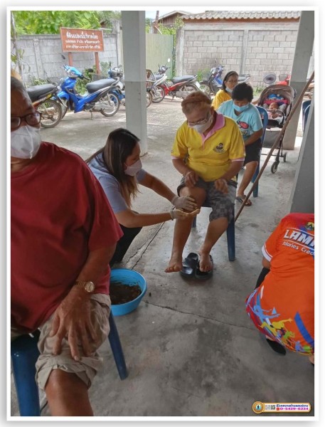 โครงการส่งเสริมสุขภาพผู้สูงอายุด้วยการพอกเข่า ชุมชนบ้านสบทก Image 5